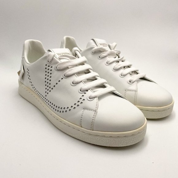 Valentino Shoes - Valentino Garavani VLogo Perforated Sneakers